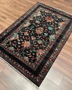 Sultani Hand-Knotted Wool Rug 4' 1" x 6'