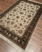 Tapis en laine style afghan 55 x 146 cm