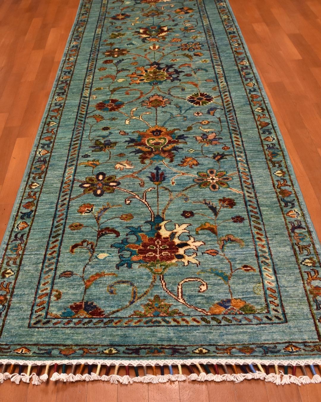 Sultani Hand-Knotted Wool Runner 2' 65" x 8'
