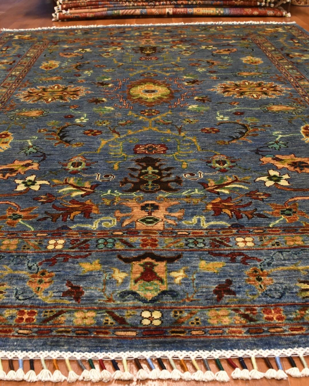 Sultani Hand-Knotted Wool Rug 5' 8" x 7' 7"