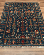 Sultani Hand-Knotted Wool Rug 4' x 6'