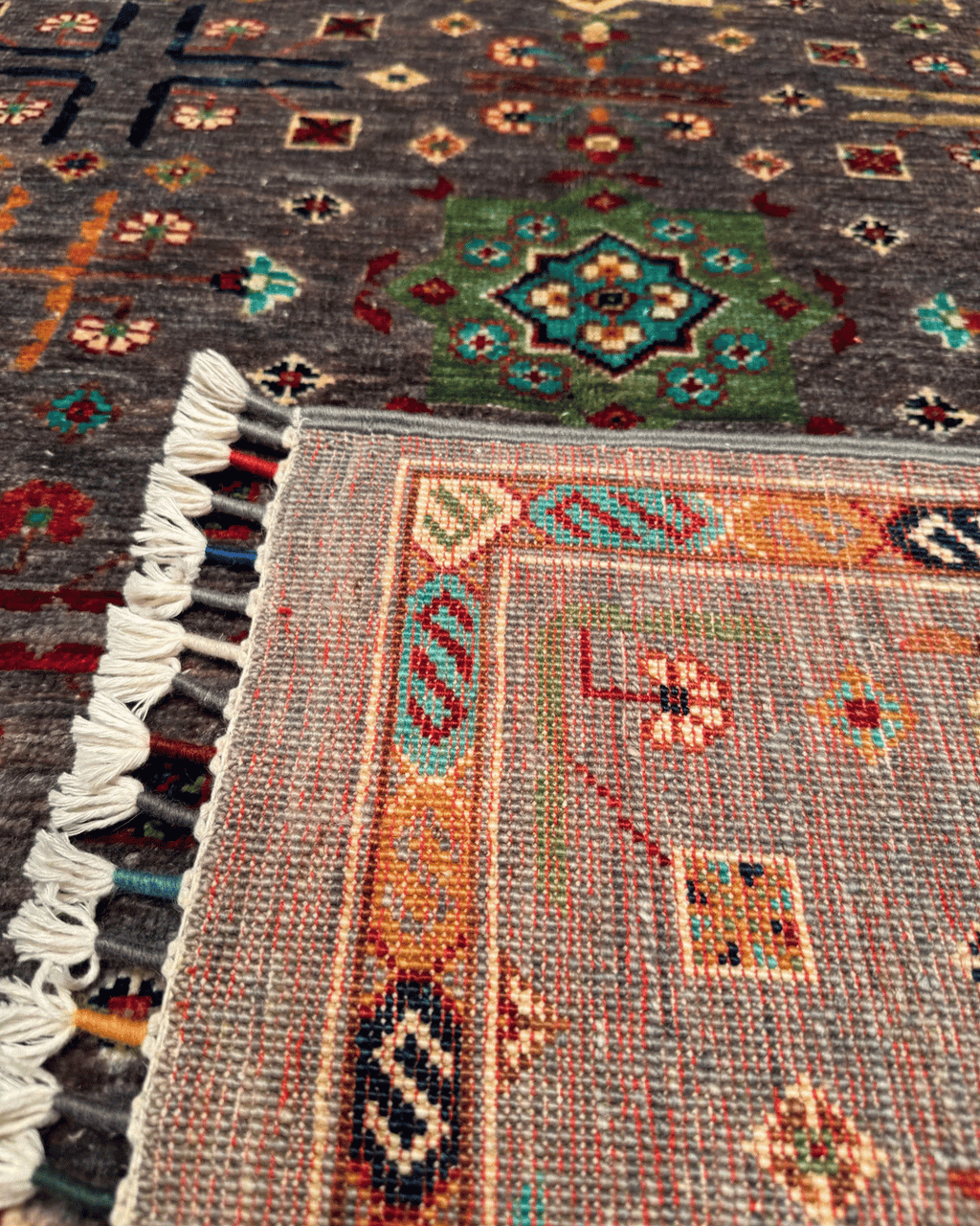 Wolle im afghanischen Stil 1,8x4,8ft – 55x146cm