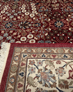 Hereke Hand-Knotted Wool Rug 6' 5" x 9' 5"