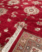 Ushak Hand-Knotted Wool Rug 7' x 10'