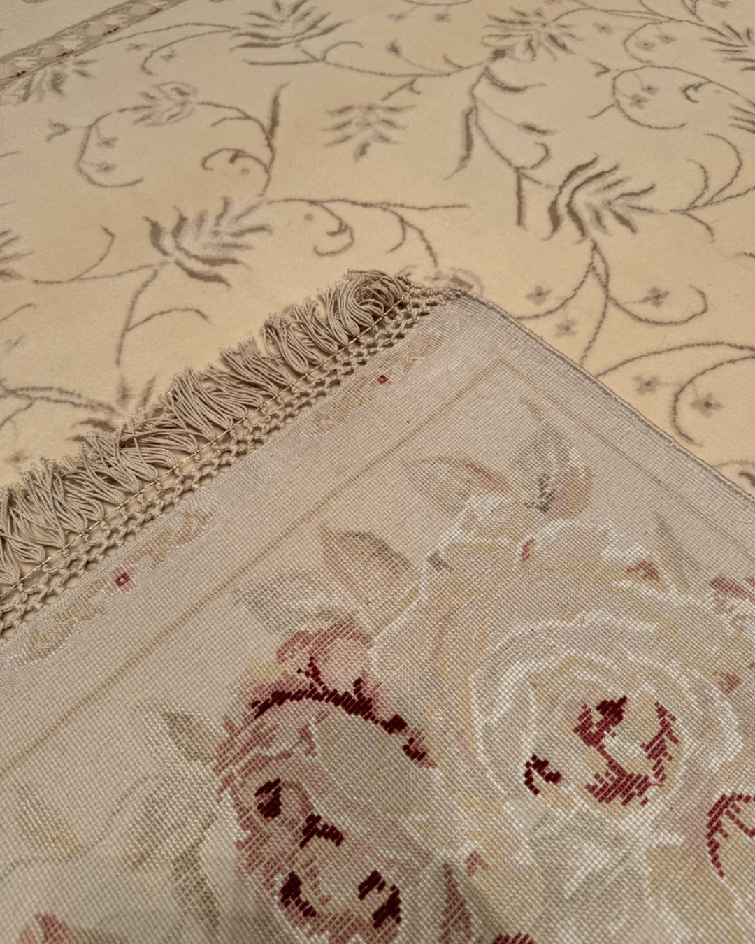 Ottoman Elegance Hand-Knotted Wool Rug 5' 6" x 8' 3"