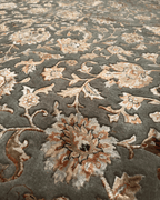 Ottoman Elegance Hand-Knotted Wool Rug 6' 6" x 9' 9"
