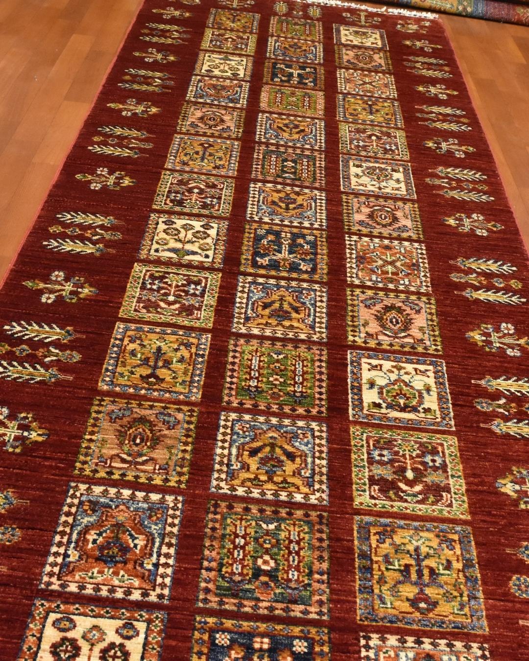 Sultani Hand-Knotted Wool Runner 2' 75" x 8' 46"