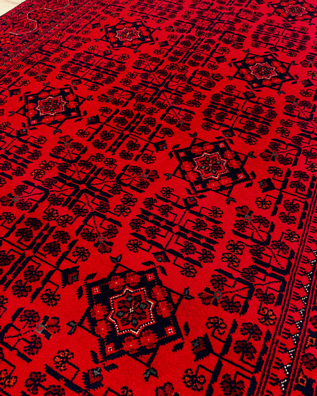 Wolle im afghanischen Stil 1,8x4,8ft – 55x146cm