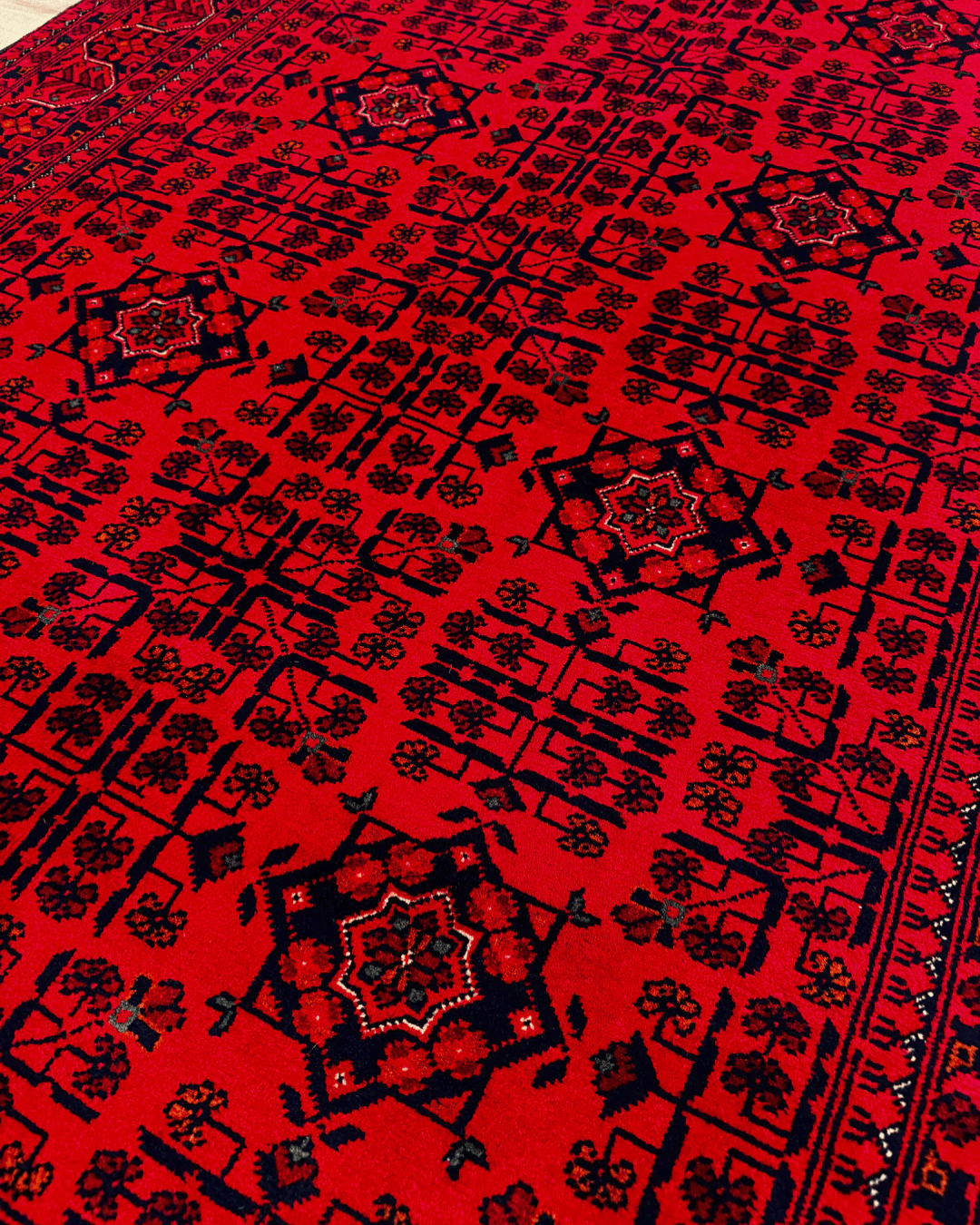 Wolle im afghanischen Stil 1,8x4,8ft – 55x146cm