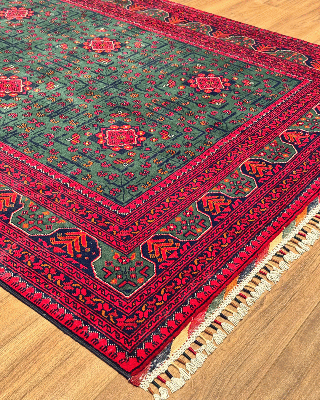 Wolle im afghanischen Stil 1,8x4,8ft – 55x146cm