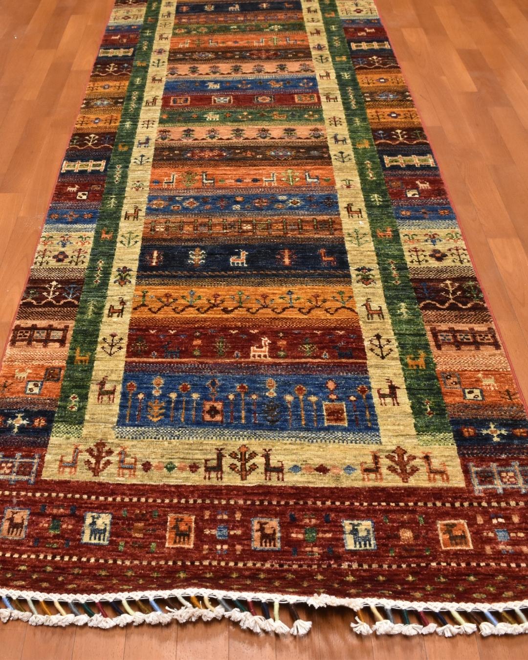 Sultani Hand-Knotted Wool Runner 2' 6" x 8' 4"
