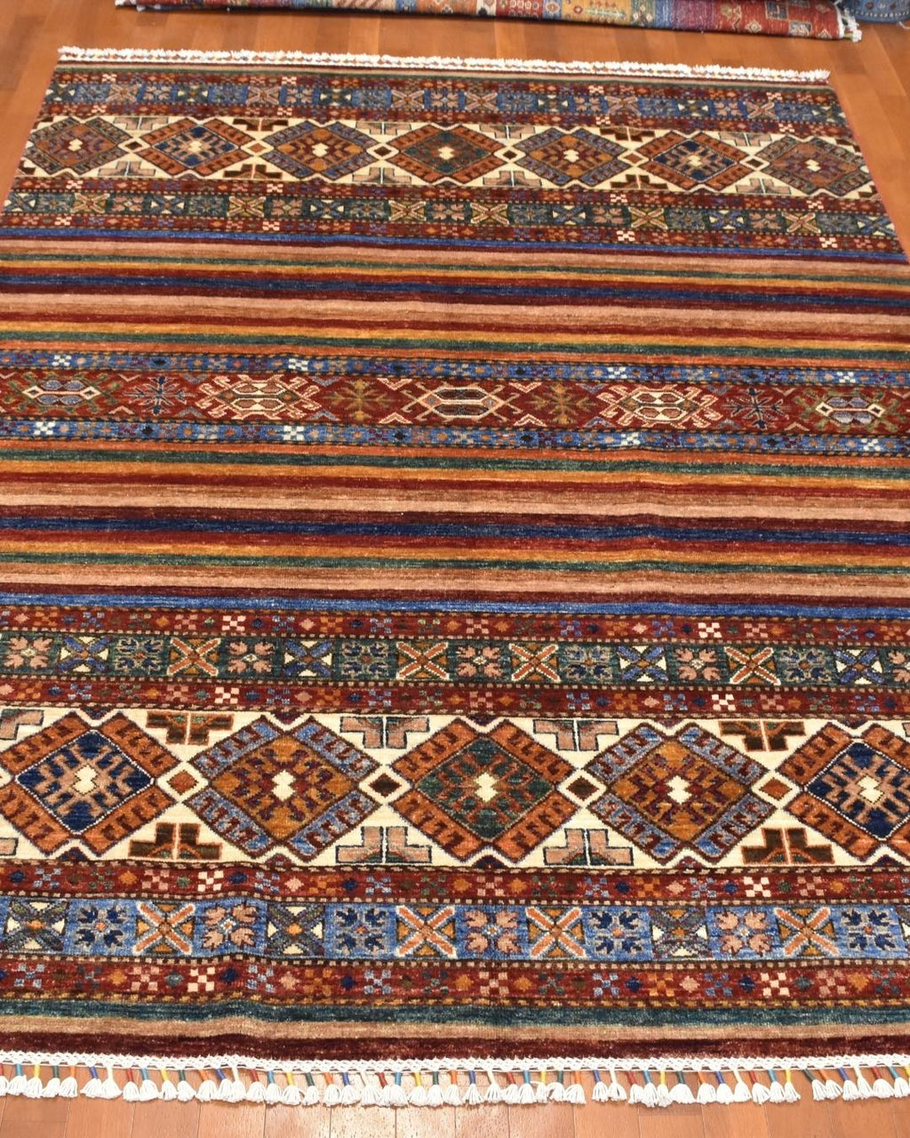 Sultani Hand-Knotted Wool Rug 5' x 6' 6"