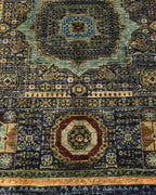 Mamluk Hand-Knotted Wool Rug 4' 2" x 6'