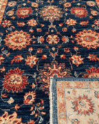 Ushak Hand-Knotted Wool Rug 3' x 5'