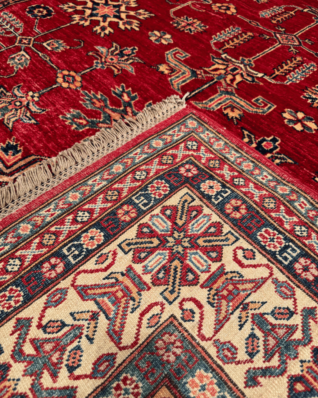 Shirvan Hand-Knotted Wool Rug 6' x 8'