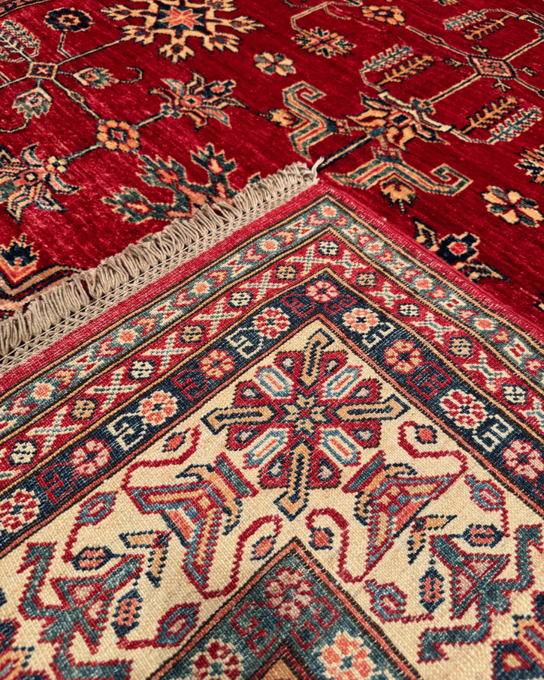 Shirvan Hand-Knotted Wool Rug 6' x 8'