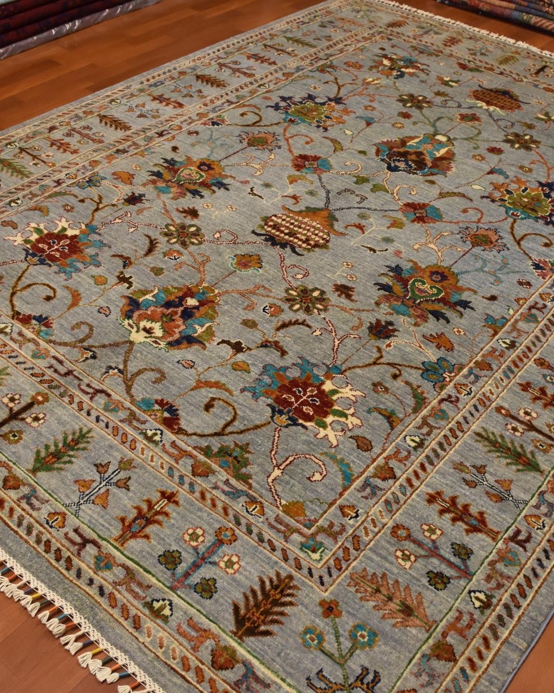 Sultani Hand-Knotted Wool Rug 5' 8" x 7' 9"