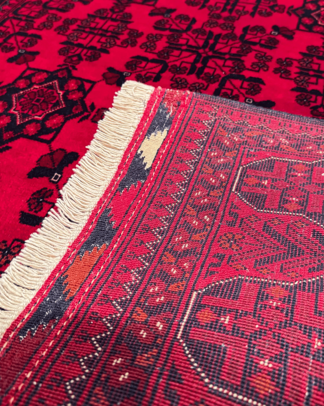 Wolle im afghanischen Stil 1,8x4,8ft – 55x146cm