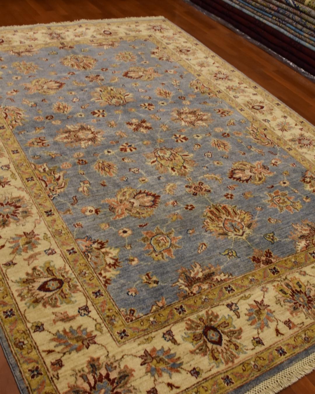 Sultani Hand-Knotted Wool Rug 5' 7" x 7' 8"