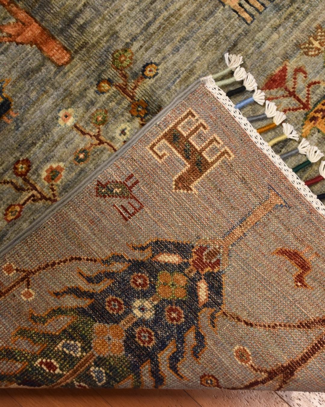 Sultani Hand-Knotted Wool Rug 2' 8" x 4'