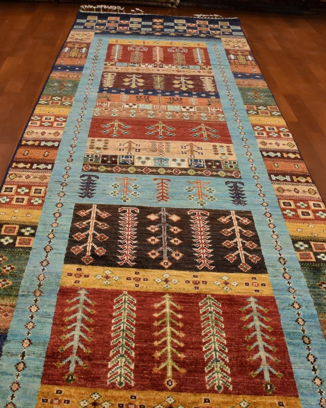 Sultani Hand-Knotted Wool Runner 2' 8" x 9' 6"