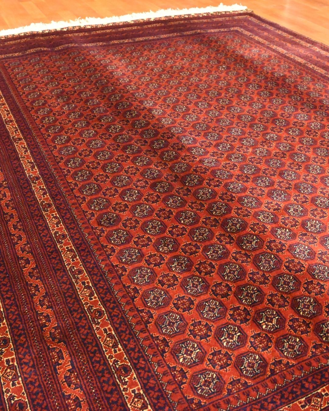 Afghan Bilcik Style Hand-Knotted Wool Rug 4' 9" x 6' 4"