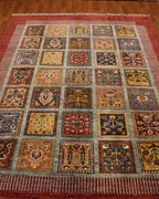 Veziri Hand-Knotted Wool Rug 173x237cm | 6x8ft
