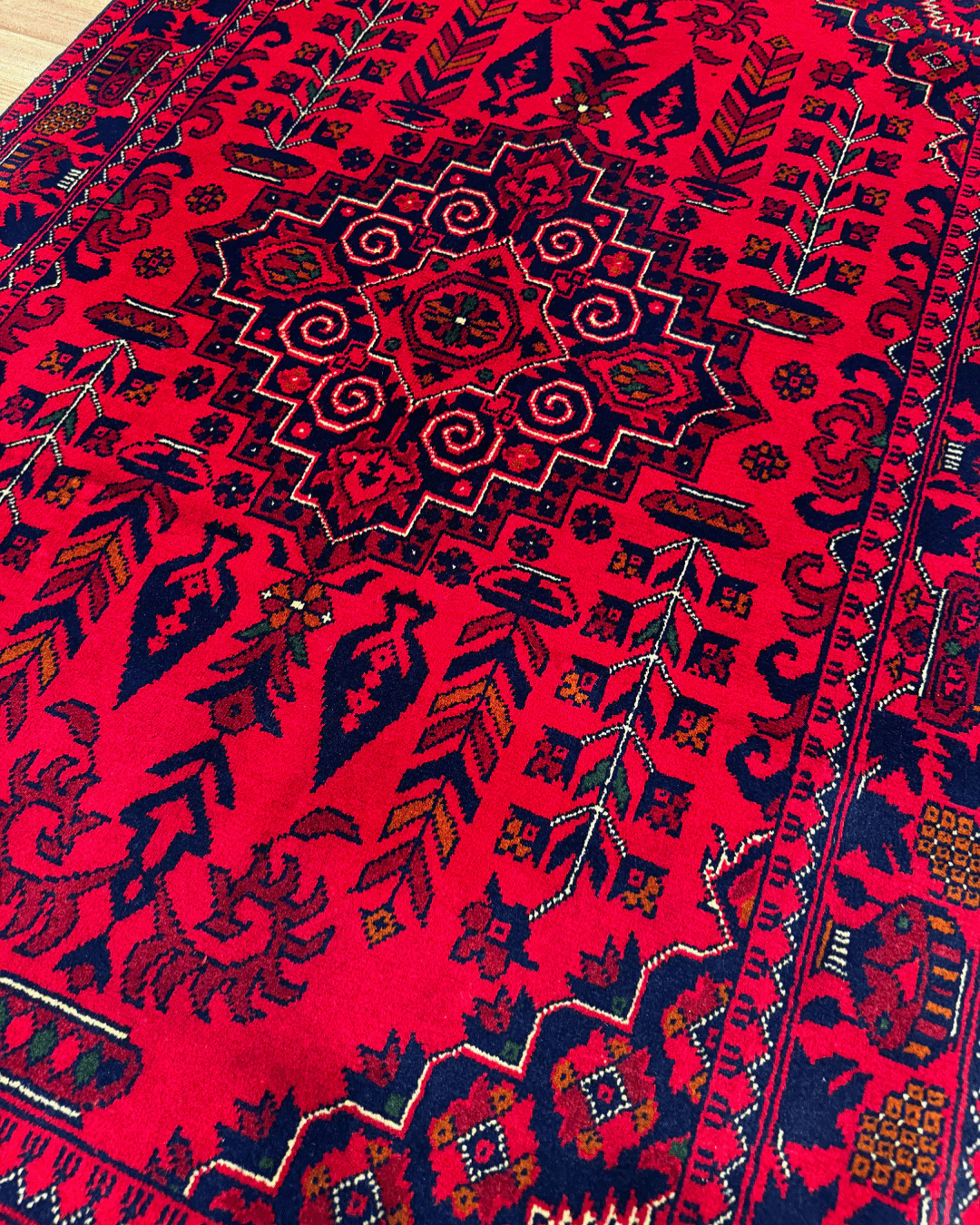 Wolle im afghanischen Stil 1,8x4,8ft – 55x146cm