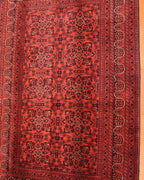 Afghan Hamyap Style Hand-Knotted Wool Rug 3' 9" x 5' 9"