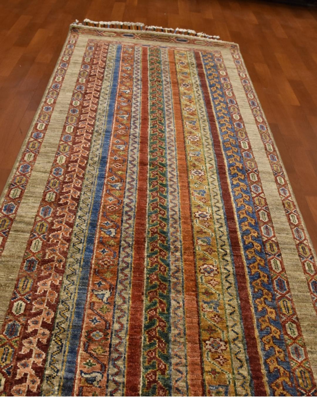 Sultani Hand-Knotted Wool Runner 2' 5" x 6' 6"