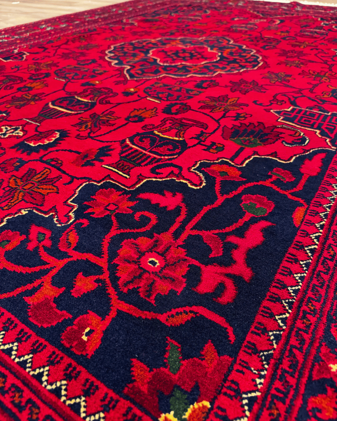 Wolle im afghanischen Stil 1,8x4,8ft – 55x146cm