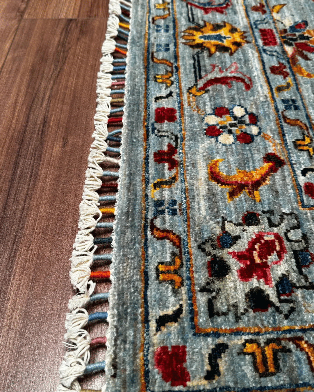 Sultani Hand-Knotted Wool Rug 3' 3" x 5' 1"