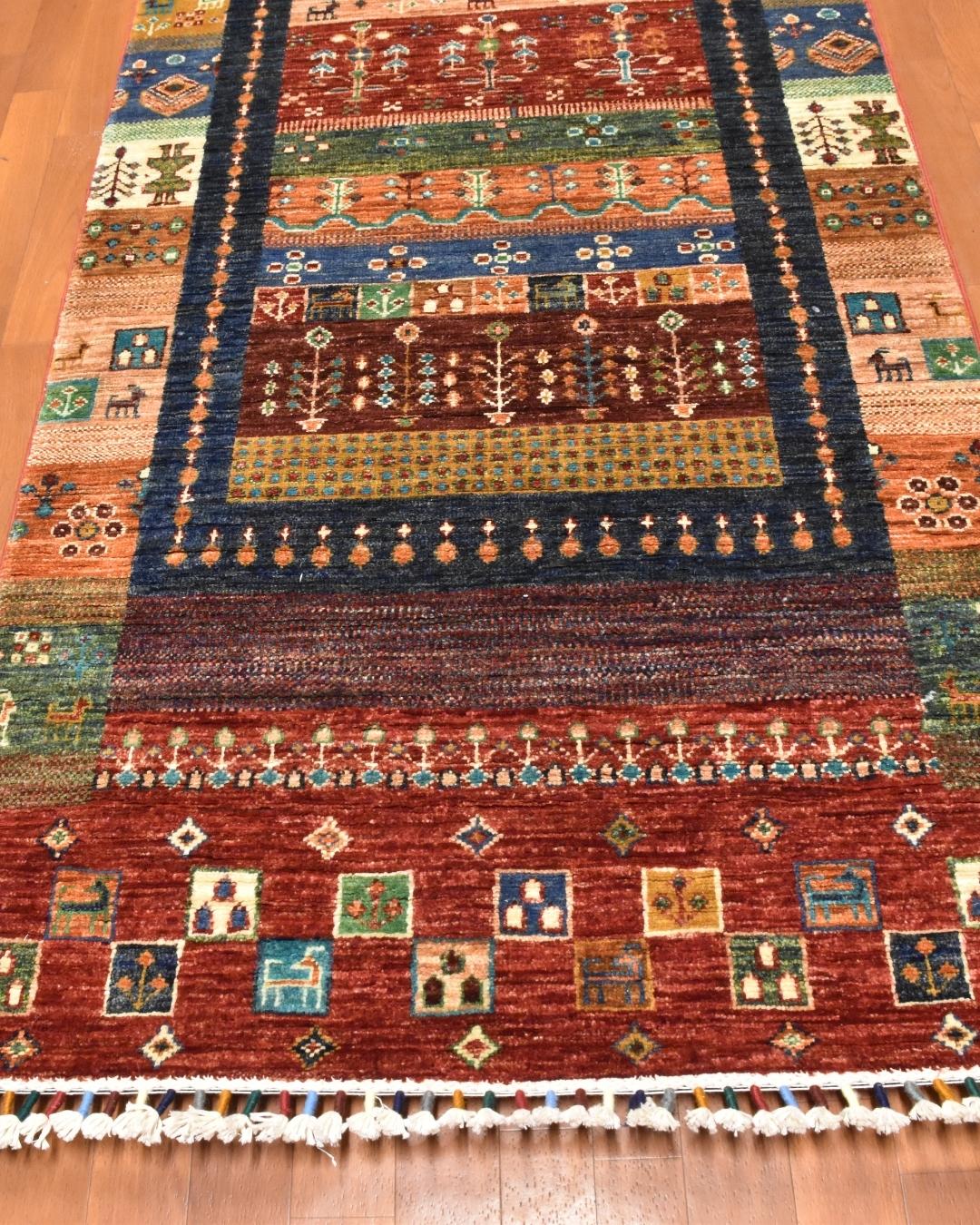 Sultani Hand-Knotted Wool Runner 2' 6" x 8' 8"