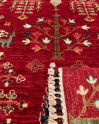 Sultani Hand-Knotted Wool Rug 4' x 6'