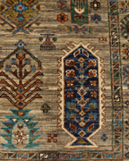 Veziri Hand-Knotted Wool Rug 5' x 6' 6"