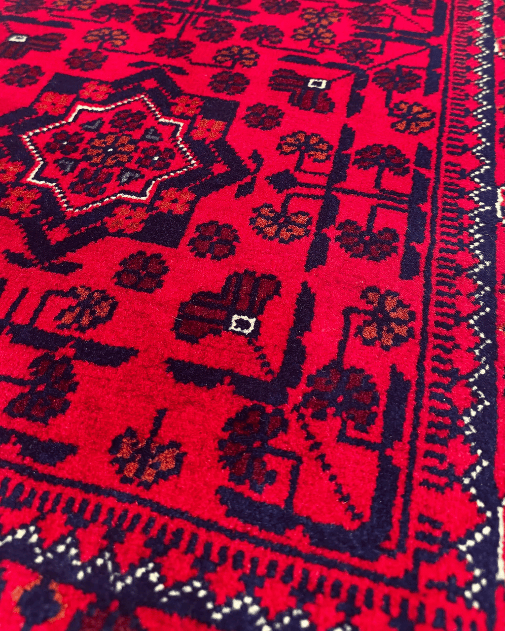 Wolle im afghanischen Stil 1,8x4,8ft – 55x146cm