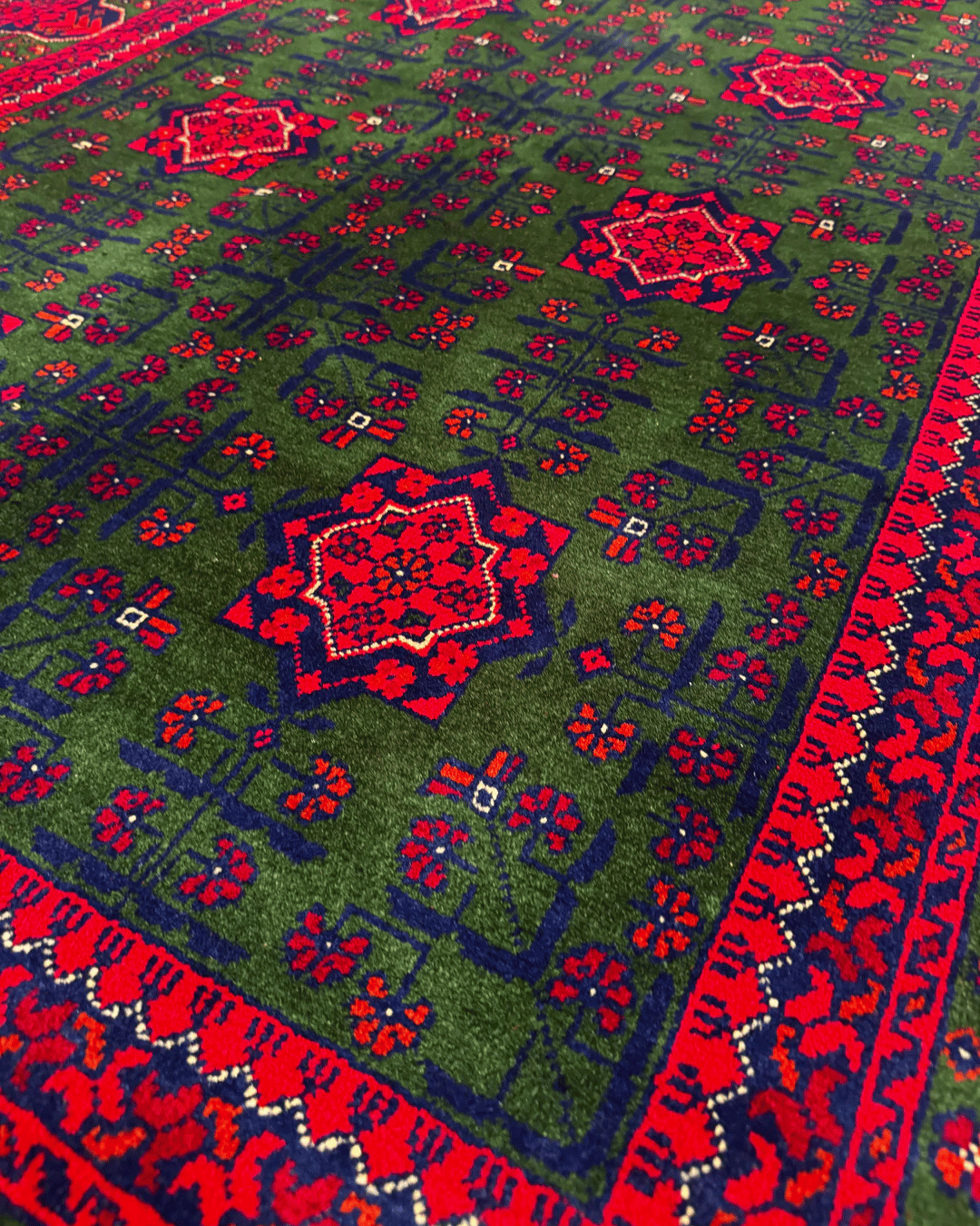 Wolle im afghanischen Stil 1,8x4,8ft – 55x146cm