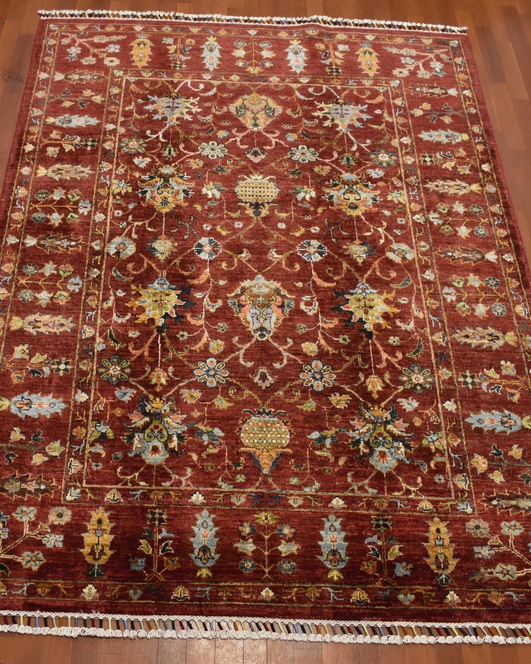 Sultani Hand-Knotted Wool Rug 156x206 cm 3.21 m² | 5x7 ft