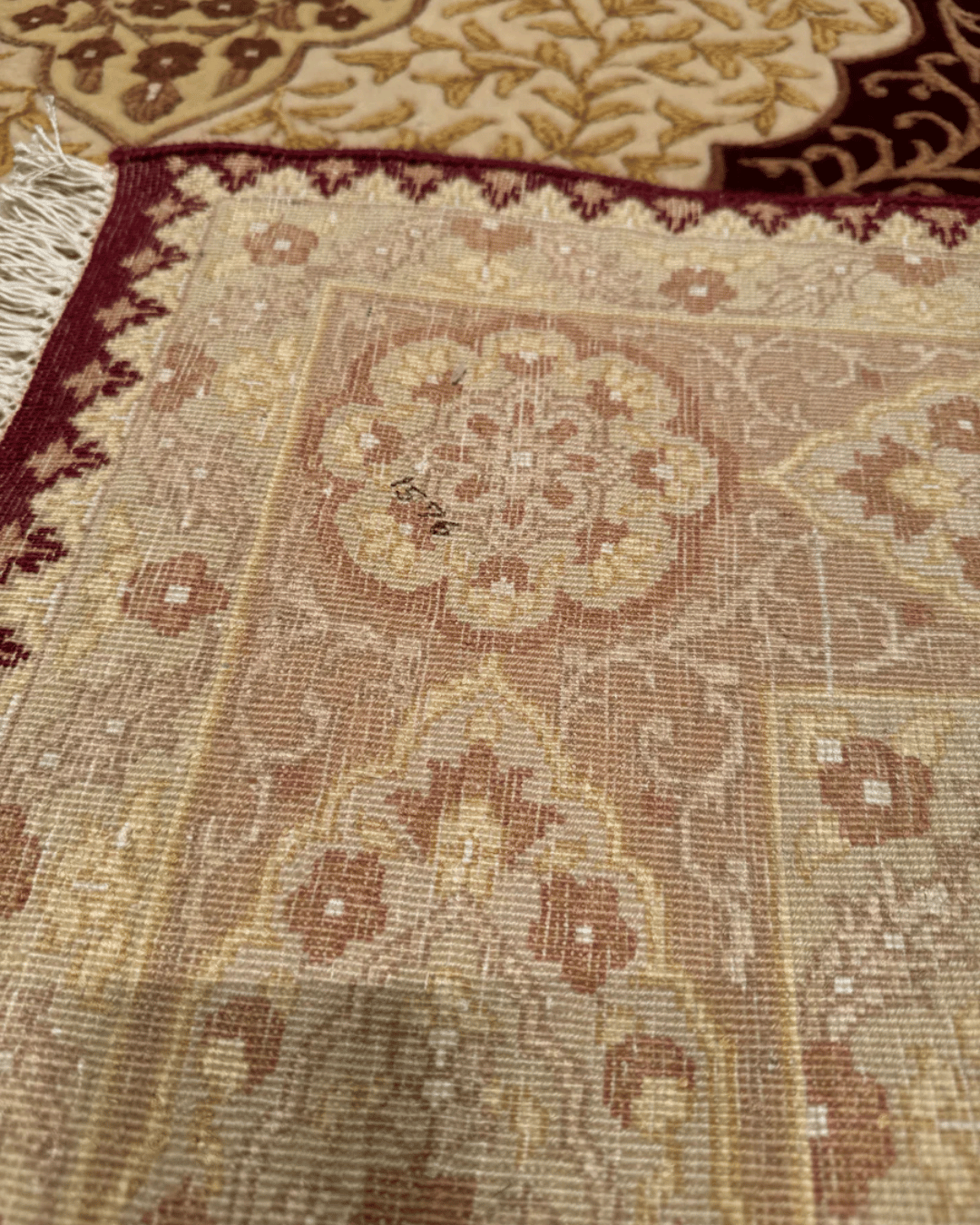 Ottoman Elegance Hand-Knotted Wool Rug 5' 7" x 8' 5"