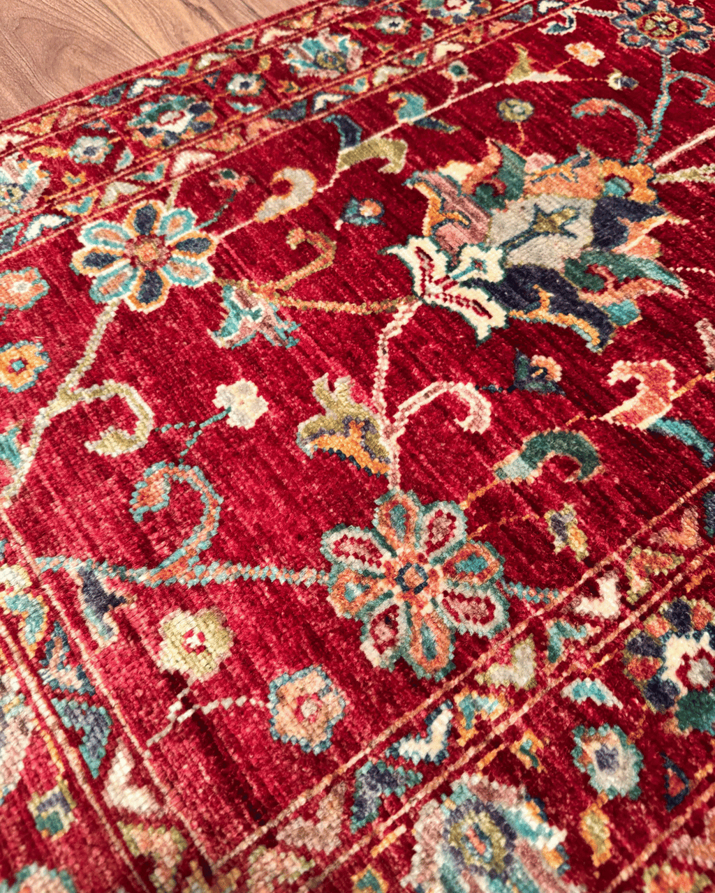 Sultani Hand-Knotted Wool Runner 1' 9" x 6' 2"