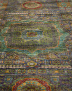 Mamluk Hand-Knotted Wool Rug 4' 4" x 5' 7"