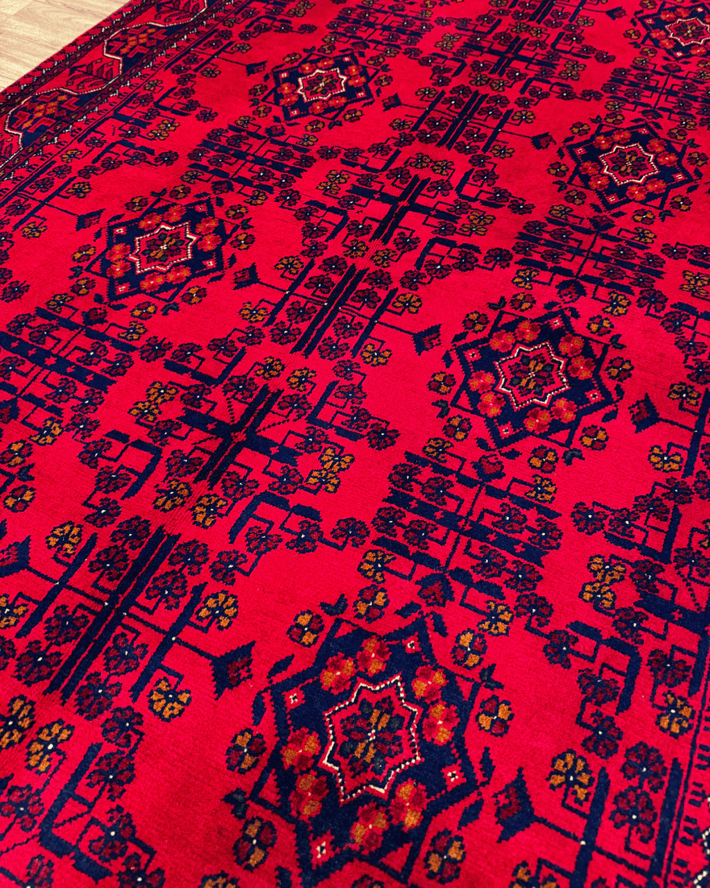 Wolle im afghanischen Stil 1,8x4,8ft – 55x146cm