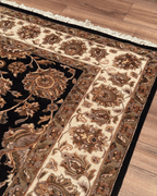 Tapis en laine style afghan 55 x 146 cm