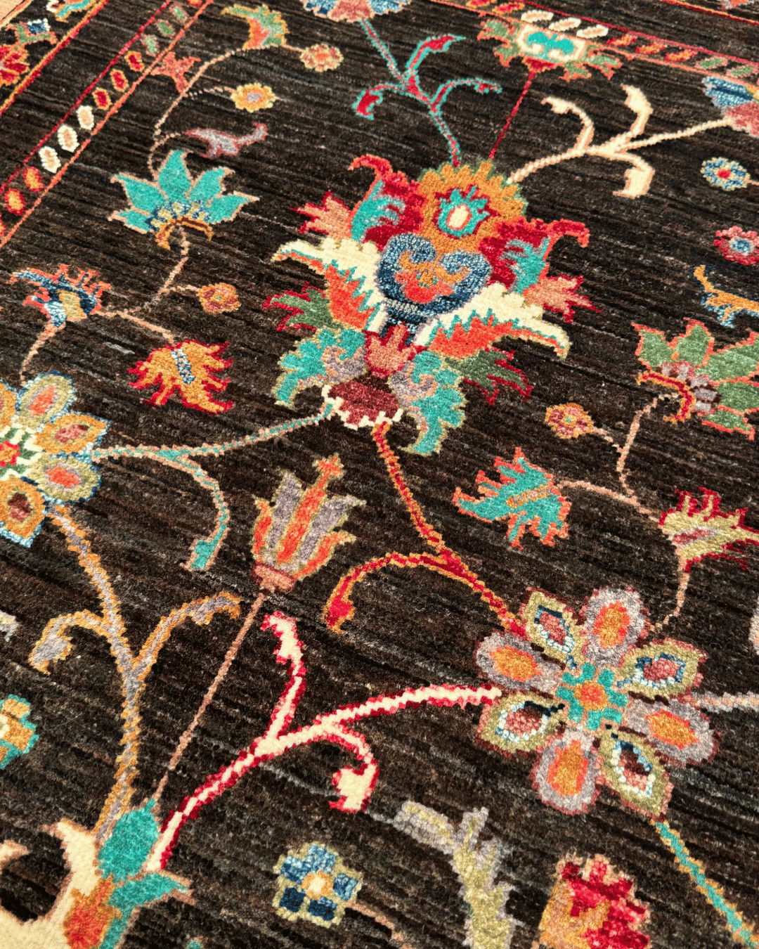 Sultani Hand-Knotted Wool Rug 2' 8" x 4' 2"