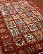 Sultani Hand-Knotted Wool Rug 5' x 6' 9"