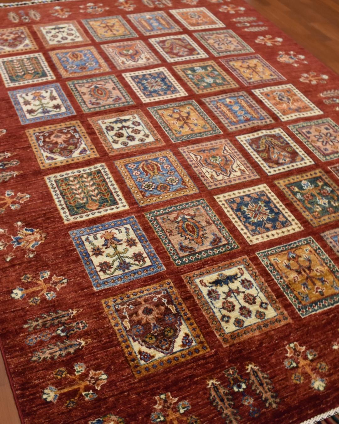Sultani Hand-Knotted Wool Rug 5' x 6' 9"