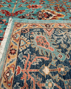 Ushak Hand-Knotted Wool Rug 6' x 8'