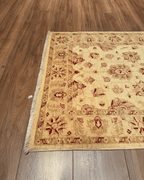 Ushak Hand-Knotted Wool Runner 2' x 8'
