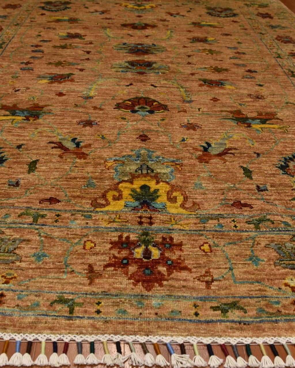 Sultani Hand-Knotted Wool Rug 5' x 6' 5"