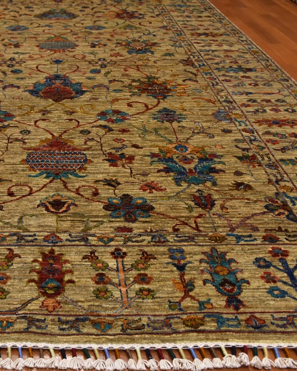 Sultani Hand-Knotted Wool Rug 5' 7" x 7' 9"